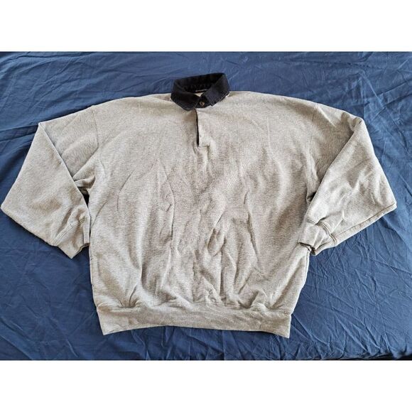 Brandy Melville Sweatshirt Polo Long Sleeve Women’s One Size Oversize - Picture 1 of 11